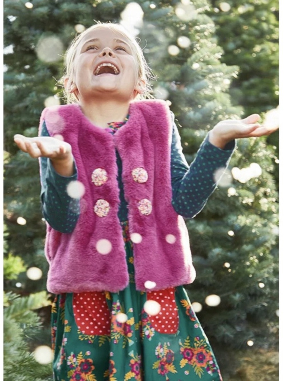 Matilda Jane Girl's size 6 Good to Faux Reversible Vest 2019 Fall/Winter